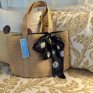 NWT Draper James Straw Bag